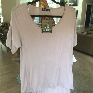 Miss Chievous women’s M lace up back. Mauve